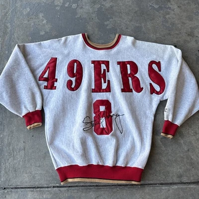 Sudadera de Colección San Francisco 49ers Steve Young Cuello Redondo Jersey Leyendas   Foto 1 de 4