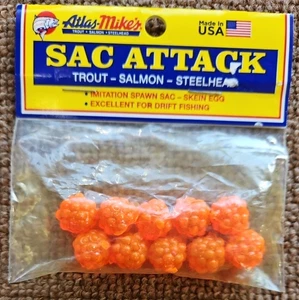 Atlas Mike's Sac Attack Imitation Spawn Sac Knäuel Eier Treibangeln 10 Stück - Bild 1 von 4