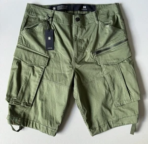 G-Star Raw Cargo Shorts Men's Waist 37 Inches Rovic Zip Relaxed Fit New - Picture 1 of 15