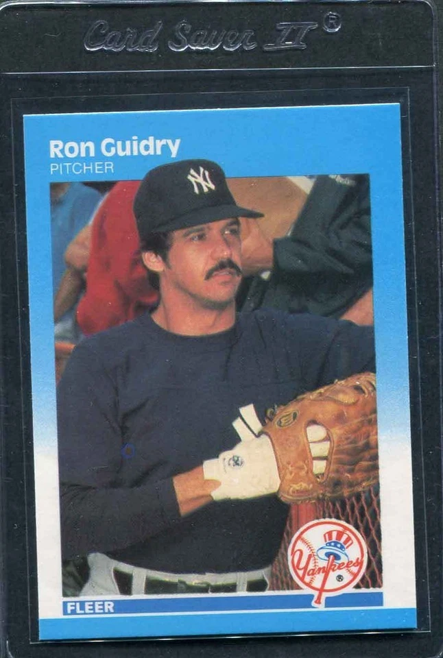 1987 Fleer Glossy Ron Guidry #100 Mint - Image 1 of 1