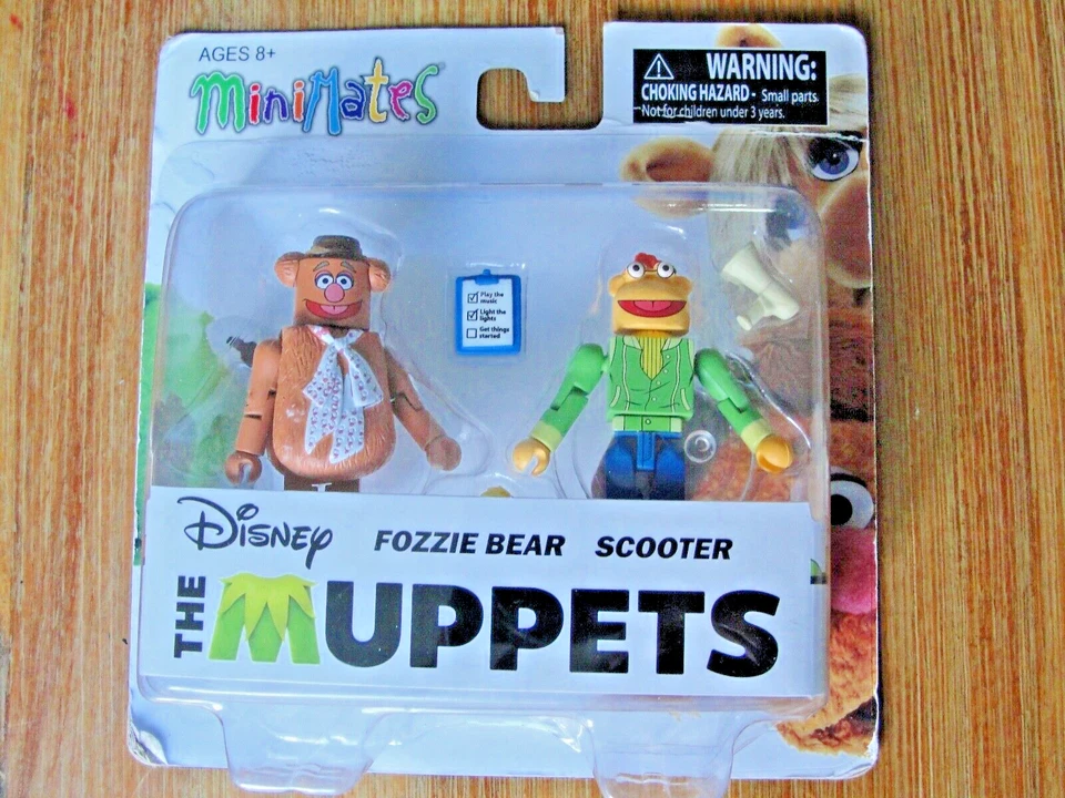 FOZZIE BEAR & SCOOTER The Muppets Diamond Select Disney Minimates Figuras Foto 1 de 1