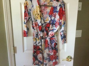 EUC Boho Festival Abbeline Shorts Romper floral pockets stretch  S Small - Picture 1 of 11