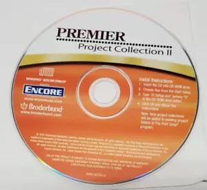 Broderbund Premier Project Collection II Windows CD for The Print Shop 2005 - Picture 1 of 2