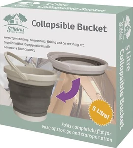 Faltbarer faltbarer tragbarer Eimer Haus Garten Angeln Camping Mehrzweck 5L 10L - Bild 1 von 5