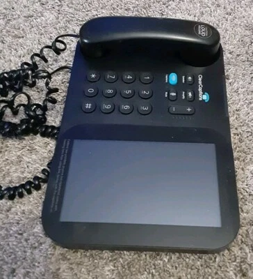 Clear Captions Telephone Hearing Impaired Amplified Captioning Phone Black - Image 1 of 4