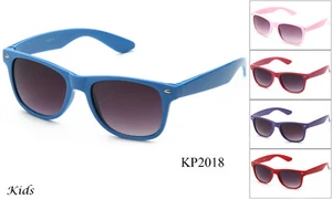 Kids Sunglasses Classic Retro Eyewear Boys Girls Colorful Cute Lead Free UV 100% - Picture 1 of 14