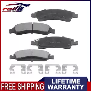 Front Ceramic Brake Pads for 2005 2006 - 2018 Chevy GMC Silverado Sierra 1500 - Foto 1 di 5