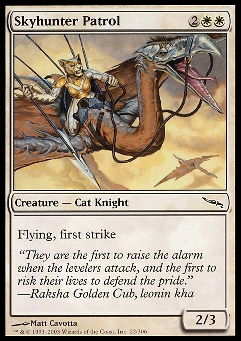 MTG Magic the Gathering Skyhunter Patrol (22/306) Mirrodin LP - Image 1 of 1