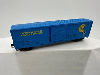 Corinth & Counce, 50' Rib Side Box Car, Single Door w/o Roofwalk, RD# CCR 6407 - Image 1 of 2