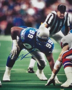 Signed 8x10 CORTEZ KENNEDY Seattle Seahawks Autographed photo - w/COA - Picture 1 of 1