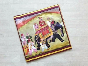 Indian Vintage Ethnic Cushion Cover Embroidery Mirror Animal Hipi Boho Gypsy - Picture 1 of 9
