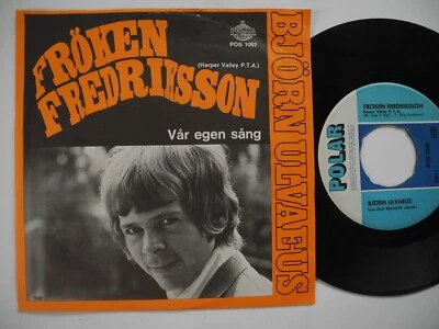 BJÖRN ULVAEUS Fröken Fredriksson 45 7" single 1968 Sweden POS 1062 VG+ ABBA - Image 1 of 2