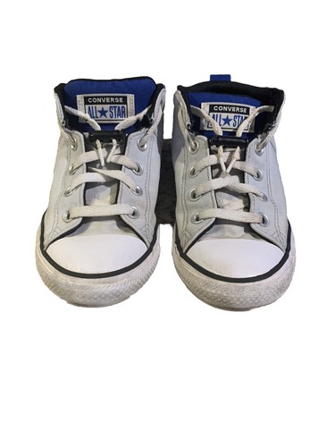 Scarpe da ginnastica grigie Converse All Star taglia 3 tessuto con lacci sport chi