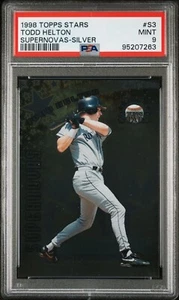 1998 Topps Stars Supernovas Silver #S3 Todd Helton /75 | PSA 9 Mint | - Picture 1 of 4