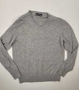 Suéter Five Four Talla M Angora Cuello en V Mangas Largas Gris Para Hombre - Imagen 1 de 8