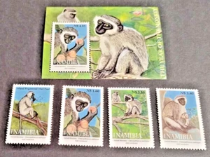 Namibia 2004 Year of the Monkey Set and Miniature Sheet - Mint Never Hinged - Picture 1 of 1