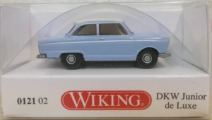 Wiking 1:87 - DKW Junior de Luxe - azul pastel con techo blanco - 012102 - Imagen 1 de 1