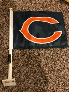 CHICAGO BEARS C LOGO 11X14 CAR flag superior GENUINE NFL Lic us sold - Picture 1 of 3