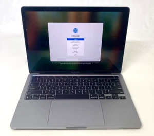 APPLE MACBOOK PRO 13" 2020 A2338 APPLE M1 3.2GHZ 8GB 256GB SSD NUMERO DI CICLI 106 - Foto 1 di 7