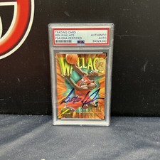 1996-97 Ben Wallace Skybox Z-Force Rookie Card #165 Autographed PSA Auto 