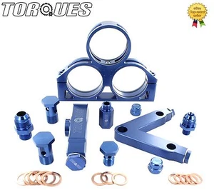 Twin Fuel Pumps And High Flow Filter Manifold Assembly Cradle KIT Fit Bosch 044 - Imagen 1 de 10