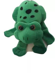 Vtg Plush Creations Green Frog Hand/Glove Puppet - Picture 1 of 10