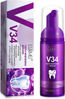 Purple Toothpaste for Teeth Whitening Mousse, Color Corrector V34 Teeth Whitenin