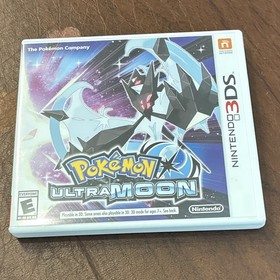 Nintendo Pok&eacute;mon Ultra Moon (3DS) Case, Cartridge & Manual NTSC-U/C E 2017