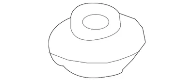 Tapa de barra de amarre exterior genuina Mazda F151-28-4A3 Foto 1 de 2