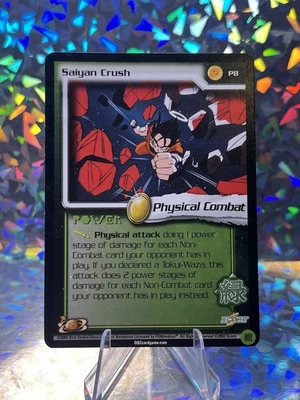 DBZ Dragon Ball Z Saiyan Crush P8 CCG Limited Promo World Games Saga - Image 1 of 2