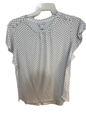 Liz Claiborne Polka Dot Blouse/ Women’s Size XXL/ Polka Dot/ Casual/ Workwear - Image 1 of 4