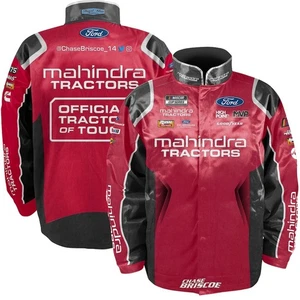 XL Chase Briscoe NASCAR Jacket #14 Mahindra Tractors Uniform Pit Firesuit XLARGE - Picture 1 of 12
