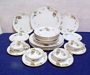 Wentworth China "Autumn" #7516 Dinnerware 24 Pieces Service for 4 - Picture 1 of 5