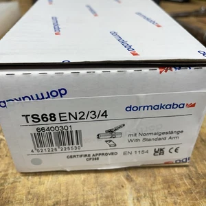 Cierrapuertas Dorma TS68 EN2-4 y certificado aprobado CF268 (66400301) plateado - Imagen 1 de 8