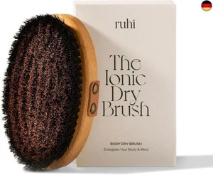 ruhi® Klosterbürste/Ionic Body Dry Brush/Energiebürste/Kupferbürste/Ionenbürste  - Bild 1 von 9