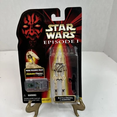 Figura de acción Hasbro Star Wars Episodio 1 - Droide de batalla con rifle bláster P6 Foto 1 de 4