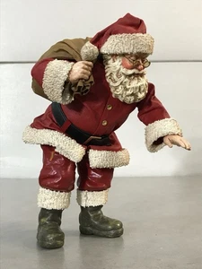Vintage Clothtique 10” SANTA by Possible Dreams Nice, But Repaired - Picture 1 of 10