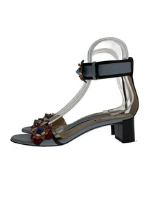FENDI Sandals Flower 37.5 BLU Used - Picture 1 of 5