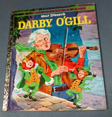 Darby O'Gill Disney Little Golden Book First Printing "A" 1959-GMFB Foto 1 de 4