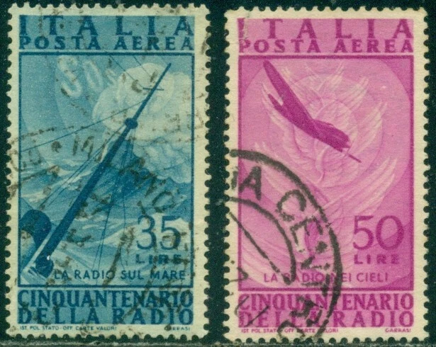 ITALIA SCOTT #'s C120-C121, USADO, ¡GRAN PRECIO! Foto 1 de 1