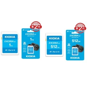 New KIOXIA EXCERIA 512GB 1TB SDHC SDXC SD Card UHS-I U3 Class 10 v30 4K 100MB/s - Picture 1 of 7