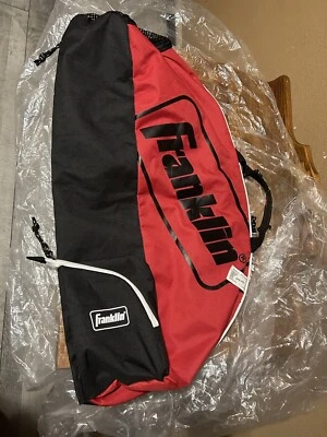 Nuevo Franklin Sports Equipo de Béisbol Bolso de Lona Rojo Negro Foto 1 de 4
