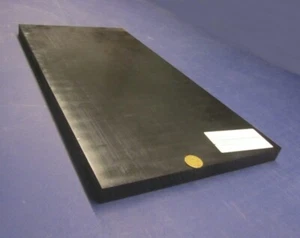 Tivar UHMW ESD Black Antistatic Sheet 1.00" Thick x 12" Wide x 24" Length - Picture 1 of 10