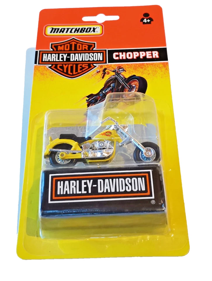 ✅  Matchbox Motorcycles * HARLEY-DAVIDSON CHOPPER 1200 von 1992 in OVP * MOC - Bild 1 von 4