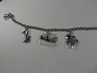 NUEVO CON ETIQUETAS Pulsera Daniel Swarovski Cristal Banda de Perros Dije 946780 Foto 1 de 4
