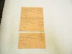 3 - 1884 US Post Office Department Registered Letter Card Mannington WV Postmark