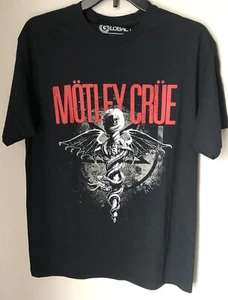 Men’s MOTLEY CRUE Dr. Feelgood T-Shirt Medium Black NEW Free Ship - Picture 1 of 2