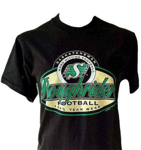 Saskatchewan Roughriders CFL Football Riders t shirt Fruit of the Loom Medium Cover