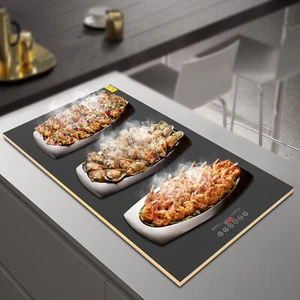 Plato calentador de alimentos bandeja de calentamiento eléctrico bandeja de calentamiento de alimentos con pantalla inteligente EE. UU. - Imagen 1 de 21