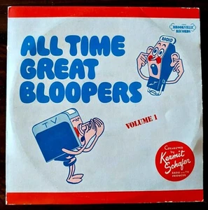 'ALL-TIME GREAT BLOOPERS VOL 1' - COMEDY LP VINYL 12" DOUBLE RECORD ALBUM - RARE - Picture 1 of 2